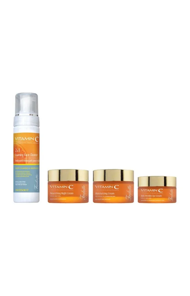 Routine hydratante & anti-oxydante – Vitamine C – 4 produits