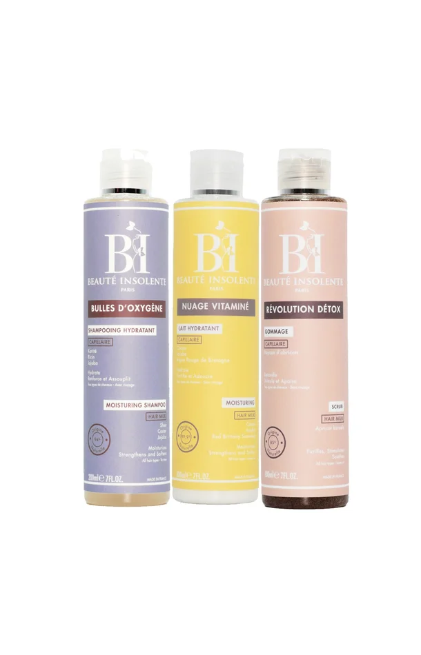 Routine purifiante – Cheveux ondulés à crépus – 3 x 200 ml