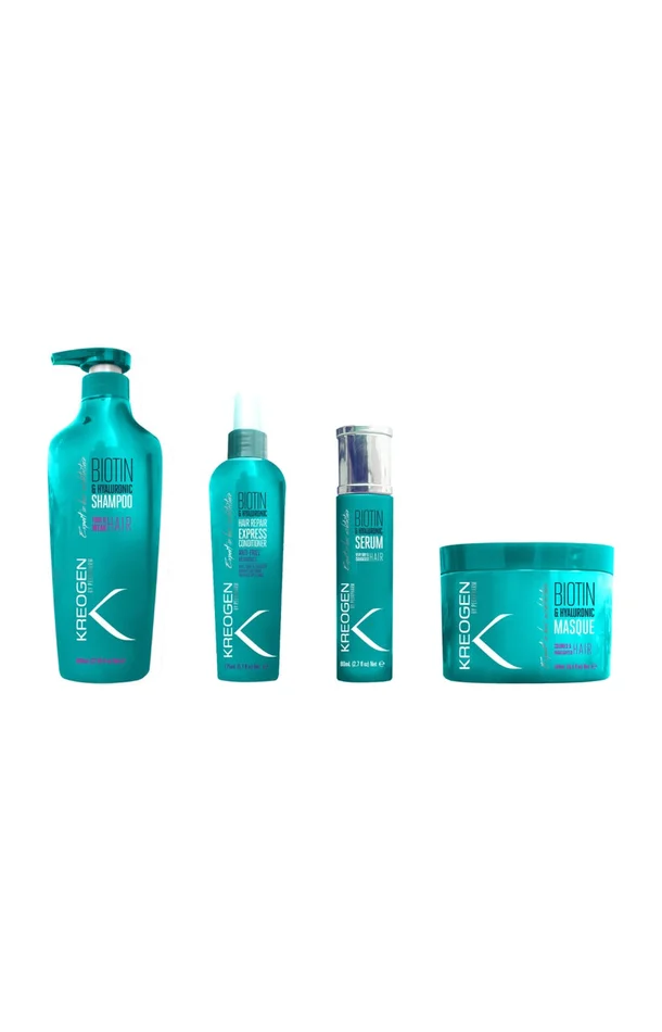 Routine réparatrice – Biotine – Cheveux fins & fragiles – 4 produits