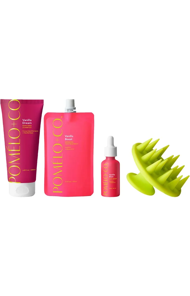 Routine réparatrice – Vanilla – Cheveux abîmés – 4 produits