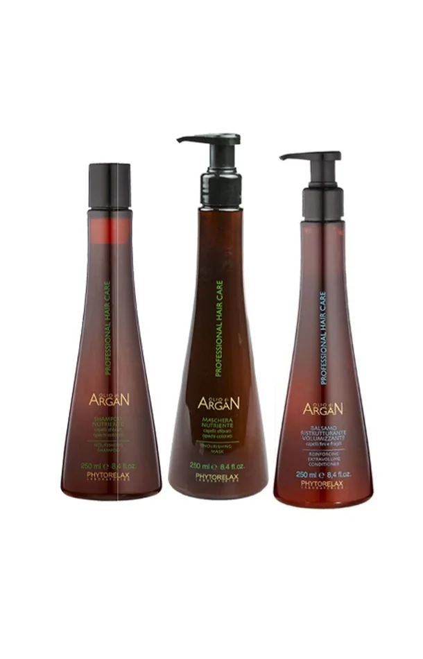 Routine volumisante – Huile d’argan – Tous types de cheveux