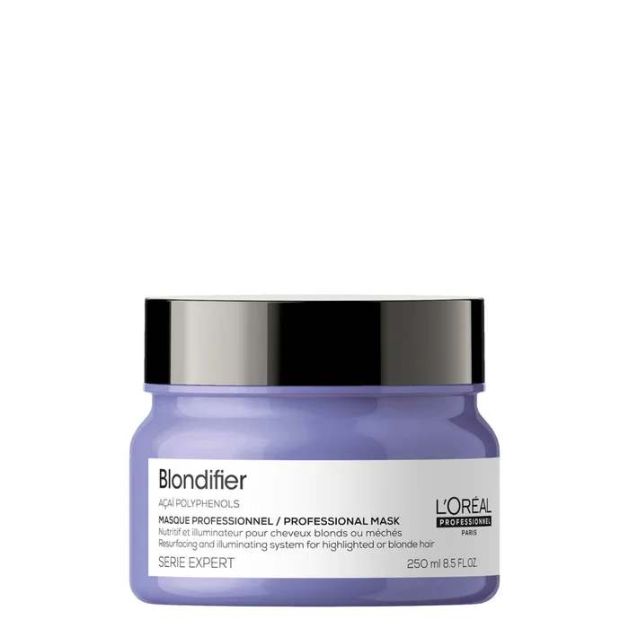 Série Expert Blondifier – Masque illuminateur – cheveux blonds ou méchés 250 ml