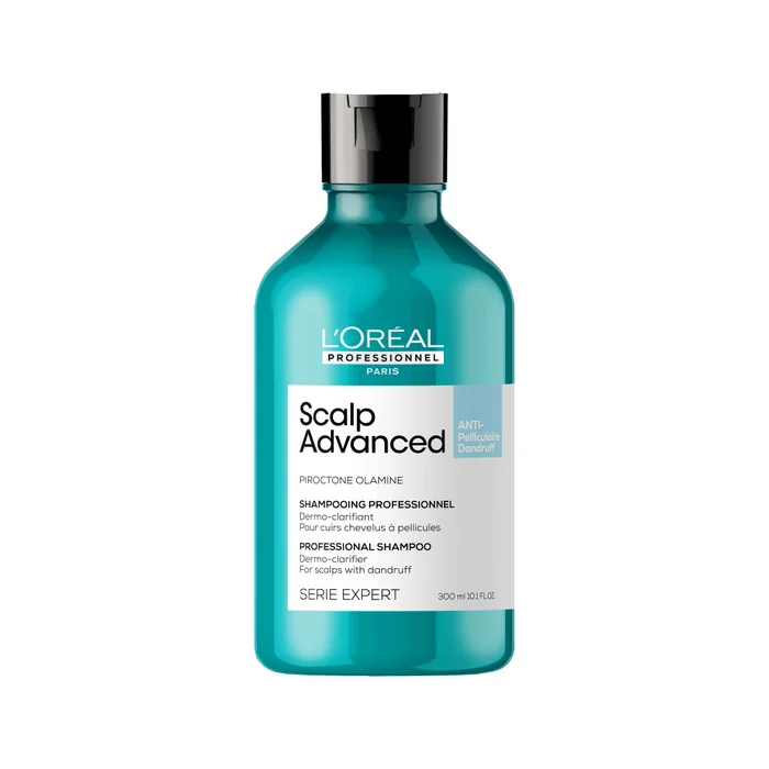 Série Expert Scalp Advanced – Shampooing Dermo-Clarifiant – Cuirs Chevelus à Pellicules 300 ml