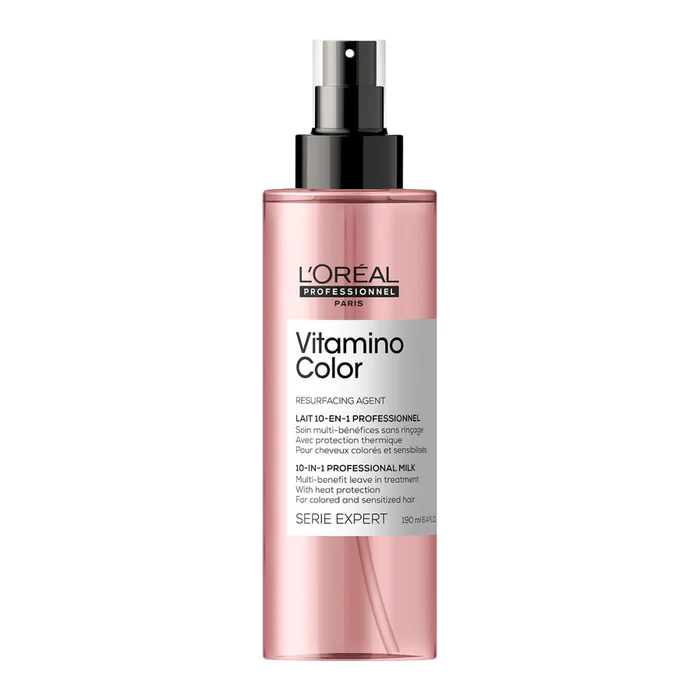 Série Expert Vitamino Color – Lait sans rinçage 10 en 1 – cheveux colorés 190 ml