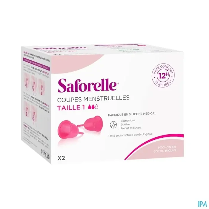 Saforelle coupe menstruelle taille 1 x2