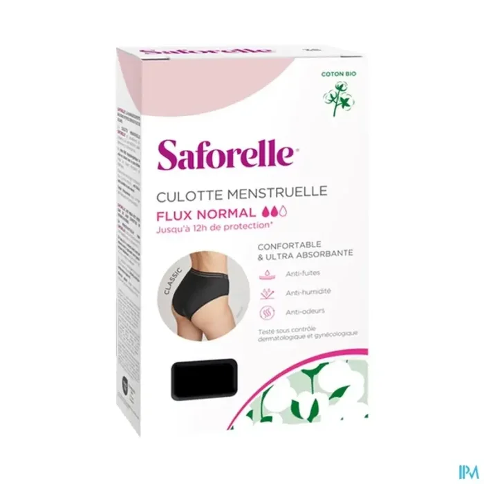 Saforelle culotte pour les regles classic flux normal t40