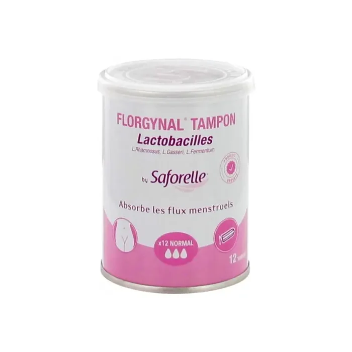 Saforelle Florgynal lactobacilles 12 tampons normal sans applicateur