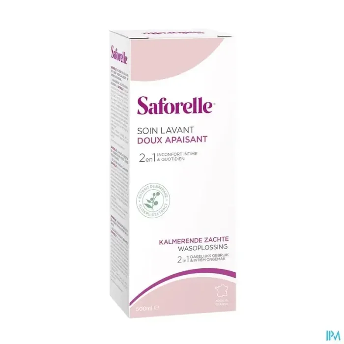 Saforelle soin lavant doux flacon 500ml