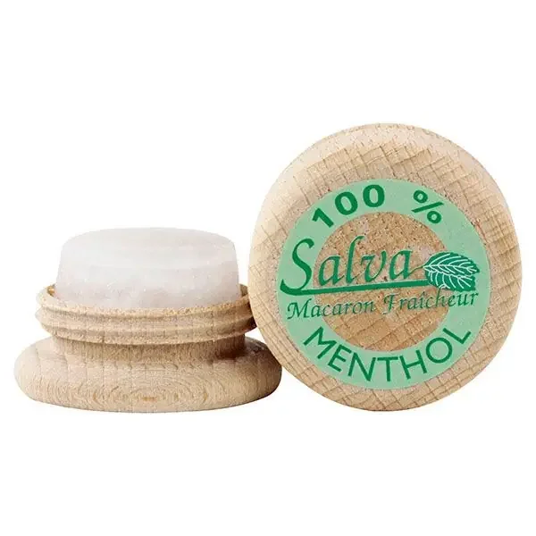 Salva Macaron au Menthol pur – Crayon anti-migraines et maux de tête – Grand modèle
