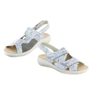 Sandales été confort CHUT Gina Bleu Pieds gonflés
