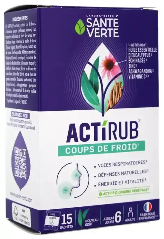 Santé Verte Actirub Sachets 15 Unités