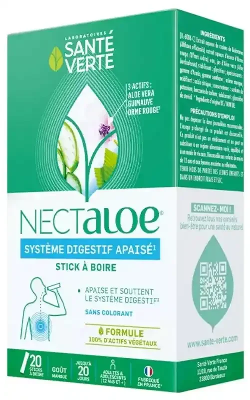 Santé Verte Nectaloe Sticks 20U