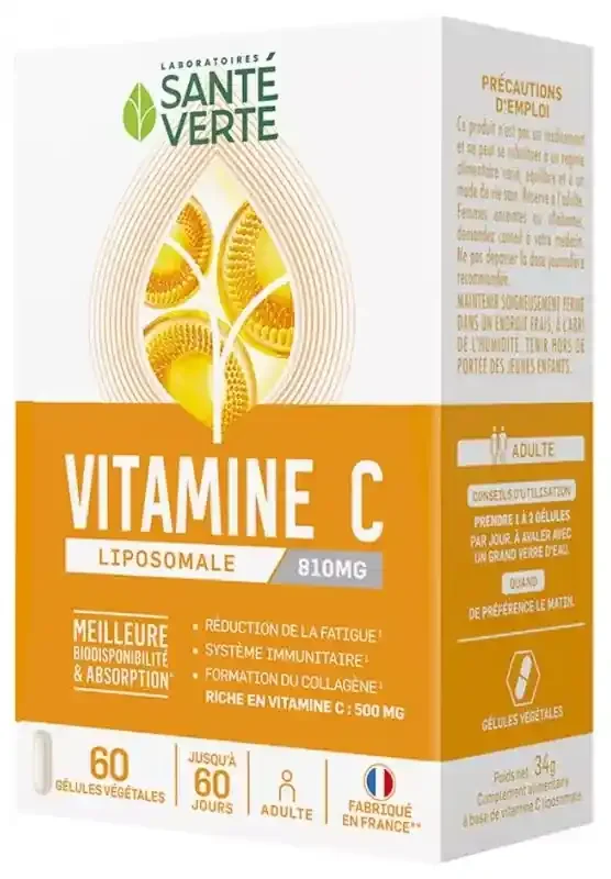 Santé Verte Vitamine C Liposomale 810 mg 60 Gélules