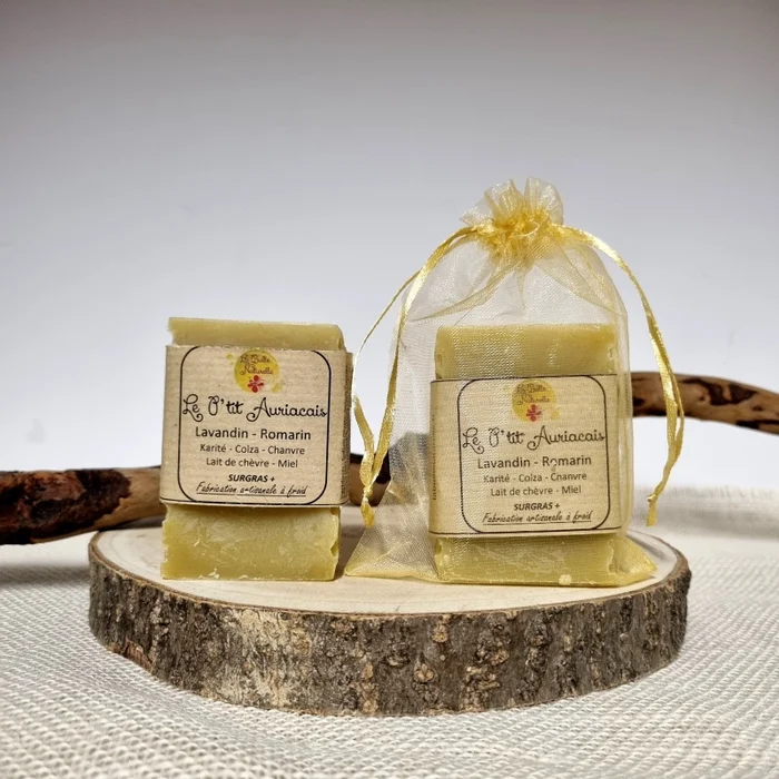 Savon au lait de chèvre "Le p'tit Auriacais"