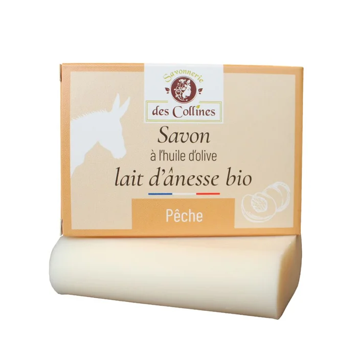 Savon lait d'ânesse Pêche