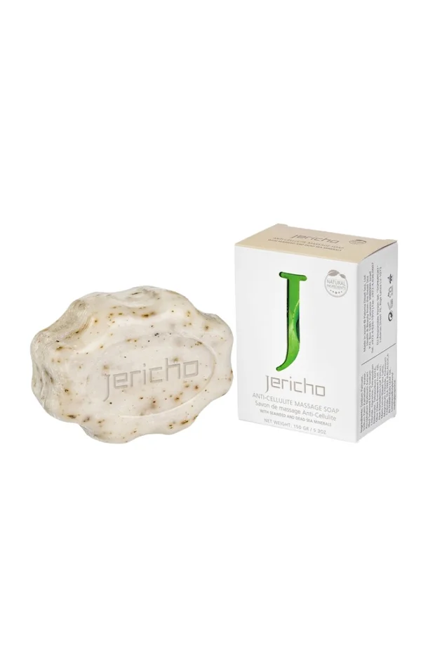 Savon solide de massage anti-cellulite – Sels minéraux de la mer Morte – Corps – 150 g