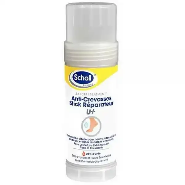 Scholl Anti-Crevasses Stick Réparateur U+ 70 g