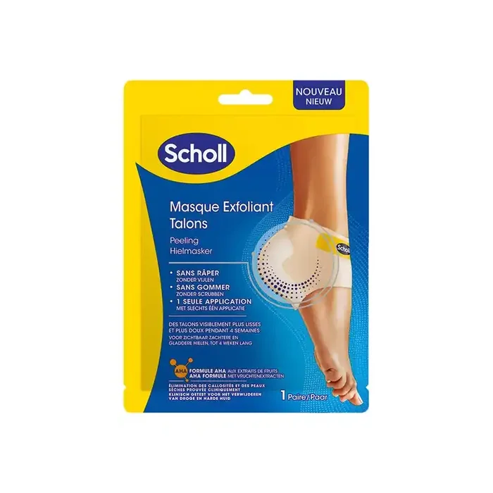 Scholl masque exfoliant talons 1 paire