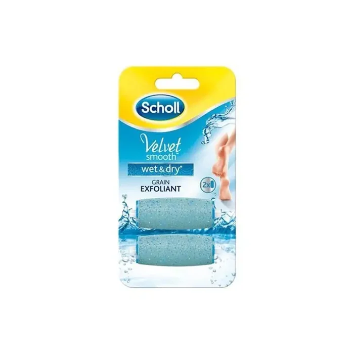 Scholl recharges velvet smooth™ wet & dry™ x2