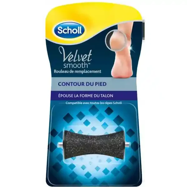 Scholl Velvet Smooth Contour Du Pied Rouleau De Remplacement