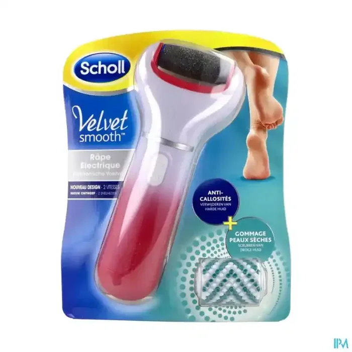 Scholl velvet smooth rape electr.+gommage ps rose