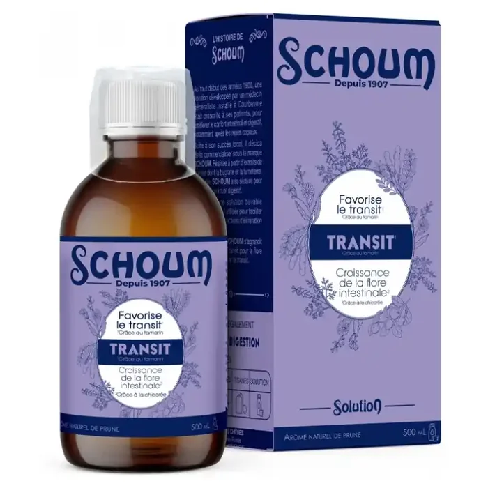 Schoum transit solution buvable flacon de 500ml