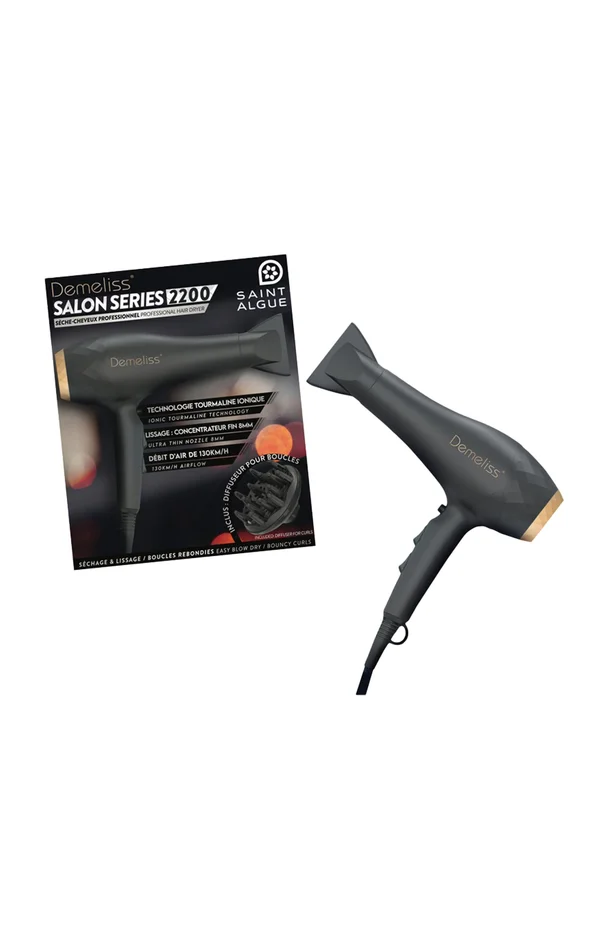 Sèche-cheveux professionnel – 2200W – Noir
