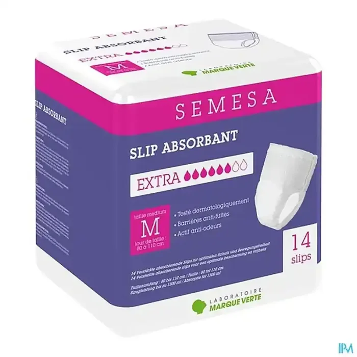 Semesa slip absorbants extra medium sachet de 14
