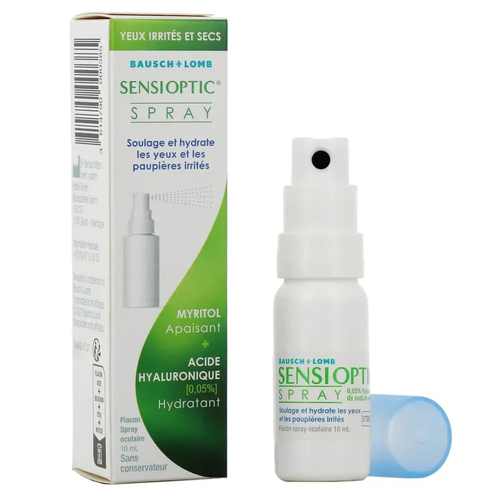 Sensioptic Spray – Lubrification des Yeux et des Paupières – 10 ml