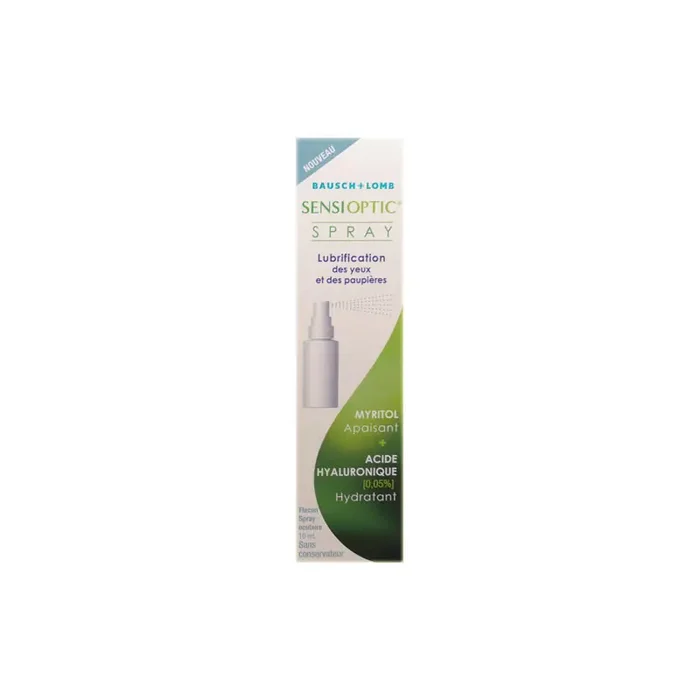 SENSIOPTIC SPRAY LUBRIFICATION YEUX et PAUPIERES 10ML BAUSCH + LOMB