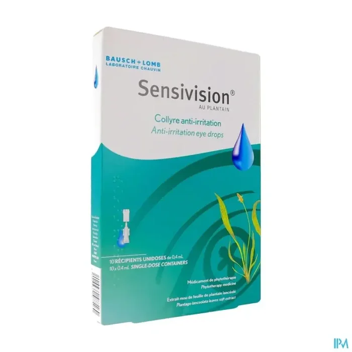 Sensivision plantain collyre unidose 0ml4 10
