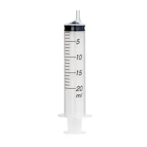 Seringue Sans Aiguille – Stérile Excentrée – BD Plastipak – 20 ML – Par 1