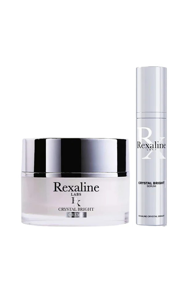 Sérum & crème anti-tâches – Acide hyaluronique – Crystal Bright – Visage