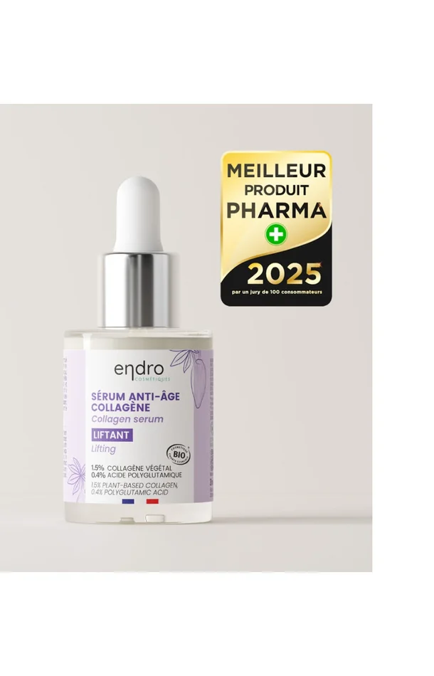 Sérum anti âge bio – Collagène 1,5 % – Peaux matures – 30 ml