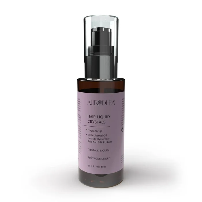 Sérum cheveux parfumé Enrichi en huile de Lin, Kératine, Acide hyaluronique et protéines de Soie