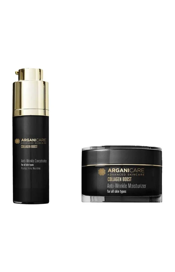 Sérum concentré & crème anti-rides hydratante – Collagène – Peaux matures