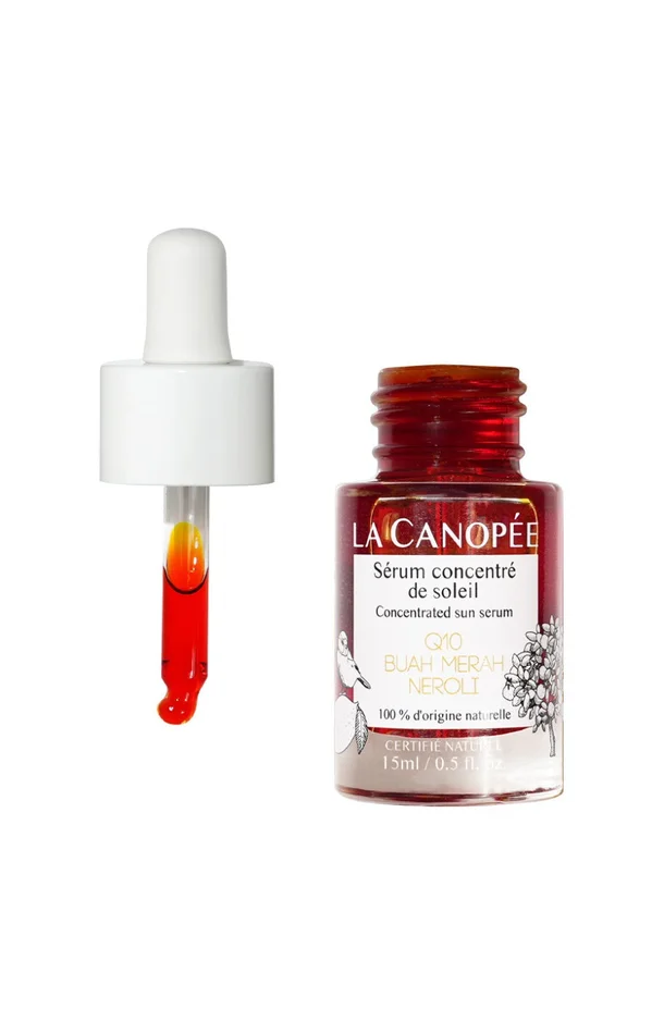 Sérum concentré de soleil – Q10, buah merah & néroli – Visage – 15 ml