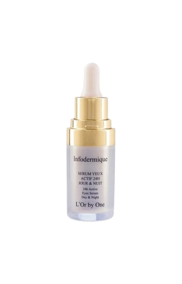 Sérum contour des yeux anti-âge actif 24h – Infodermique – Peaux matures