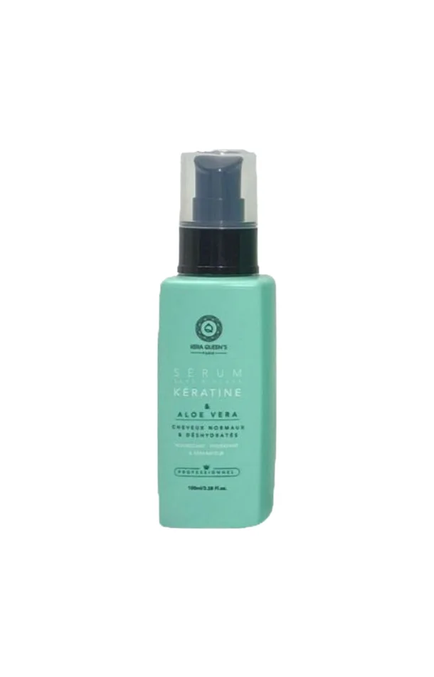 Sérum nourrissant & réparateur – Kératine & aloe vera – Cheveux normaux & déshydratés – 100 ml