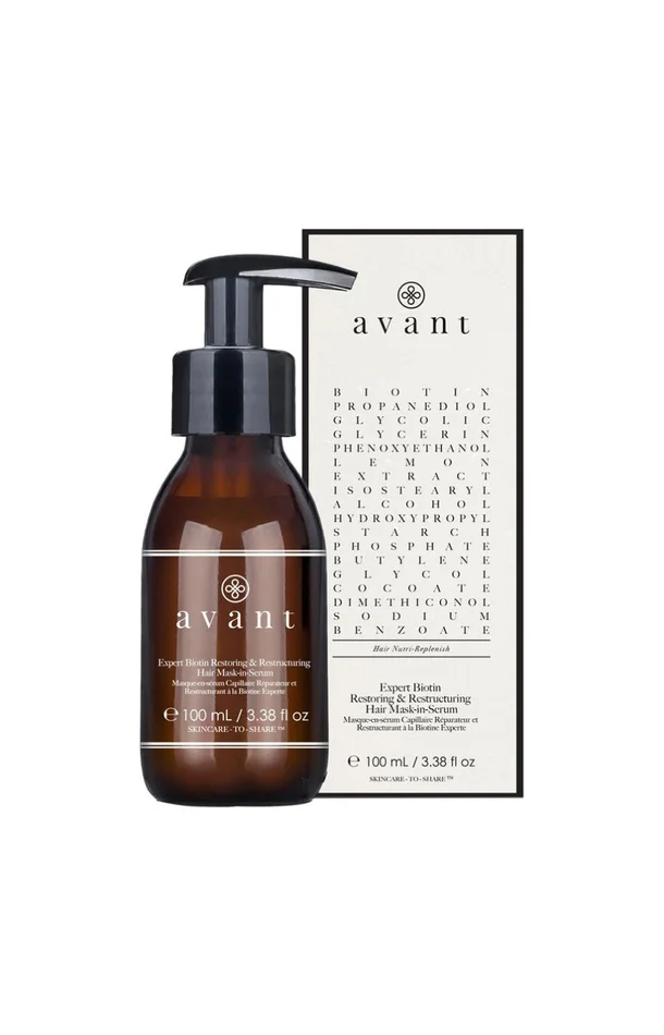 Sérum réparateur & restructurant – Biotine Experte – Cheveux secs & abîmés – 100 ml