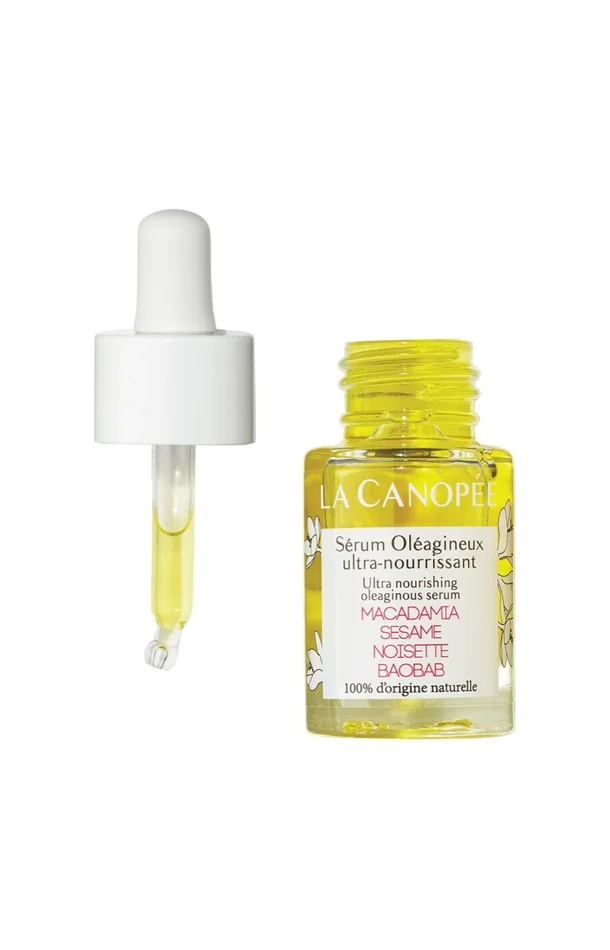 Sérum ultra-nourrissant – Macadamia, noisette, sésame & baobab – Peaux sèches & sensibles – 15 ml