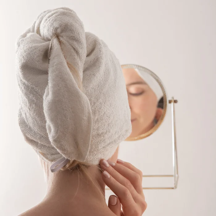 Serviette à cheveux – Eponge de bambou