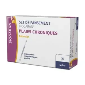 Set de pansement Plaies chroniques – Détersion – Par 5