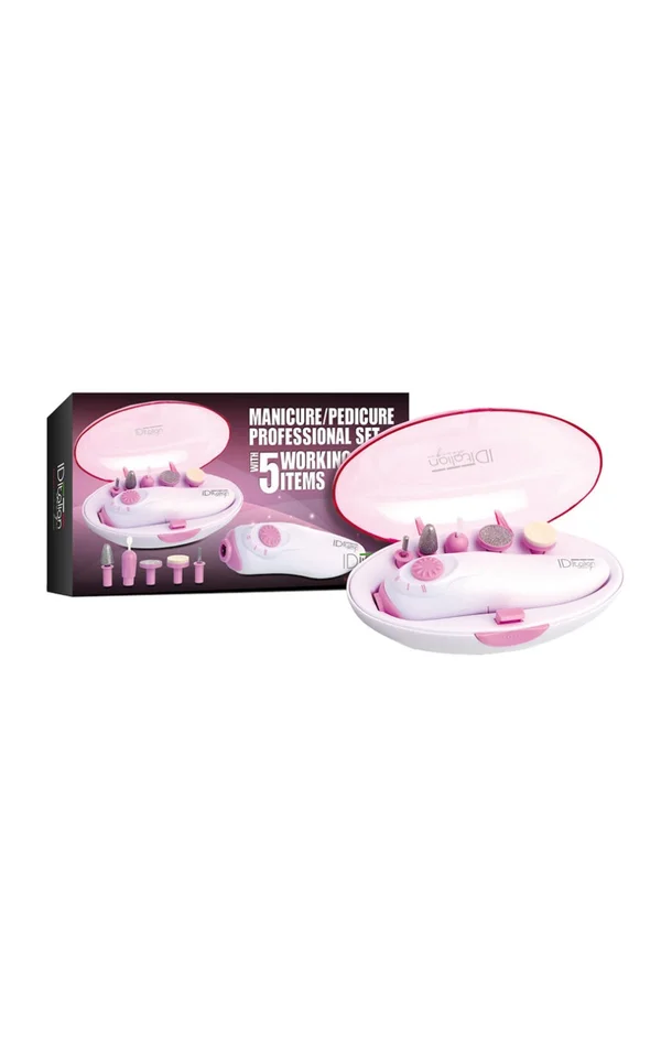 Set professionnel manucure & pédicure – 5 embouts