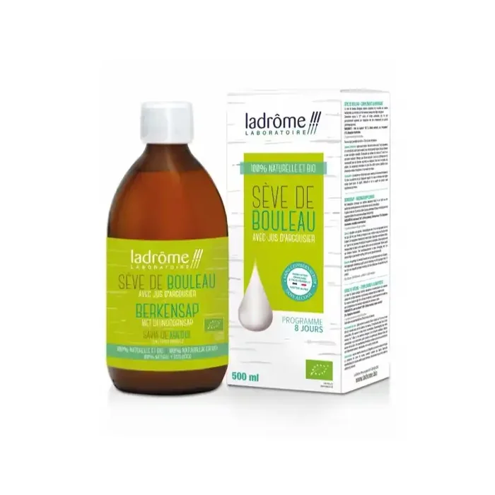 SEVE DE BOULEAU BIO avec JUS D‘ARGOUSIER 500ML LADROME