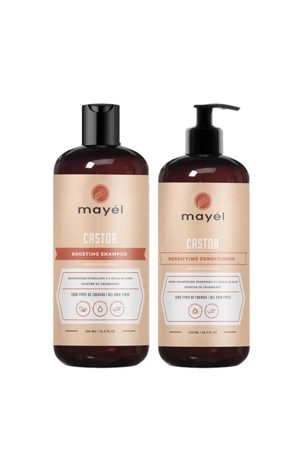 Shampoing & après-shampoing – Huile de ricin – 2 x 500 ml