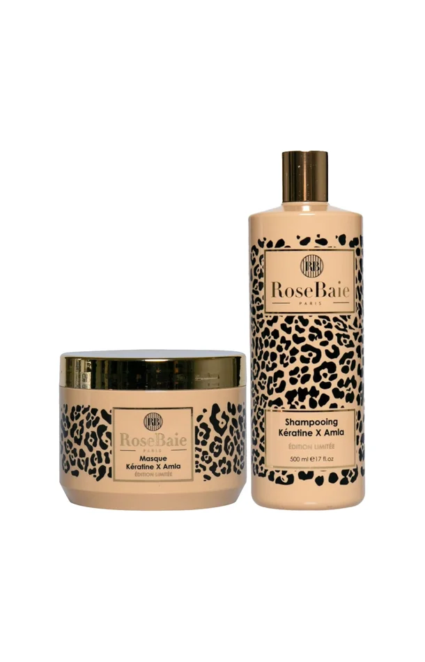 Shampoing & masque – Kératine & amla – 2 produits