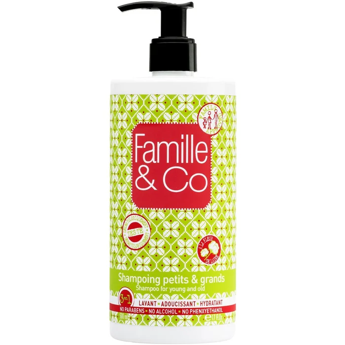 Shampoing 3-en-1 – Petits & grands – Tous types de cheveux – 500 ml