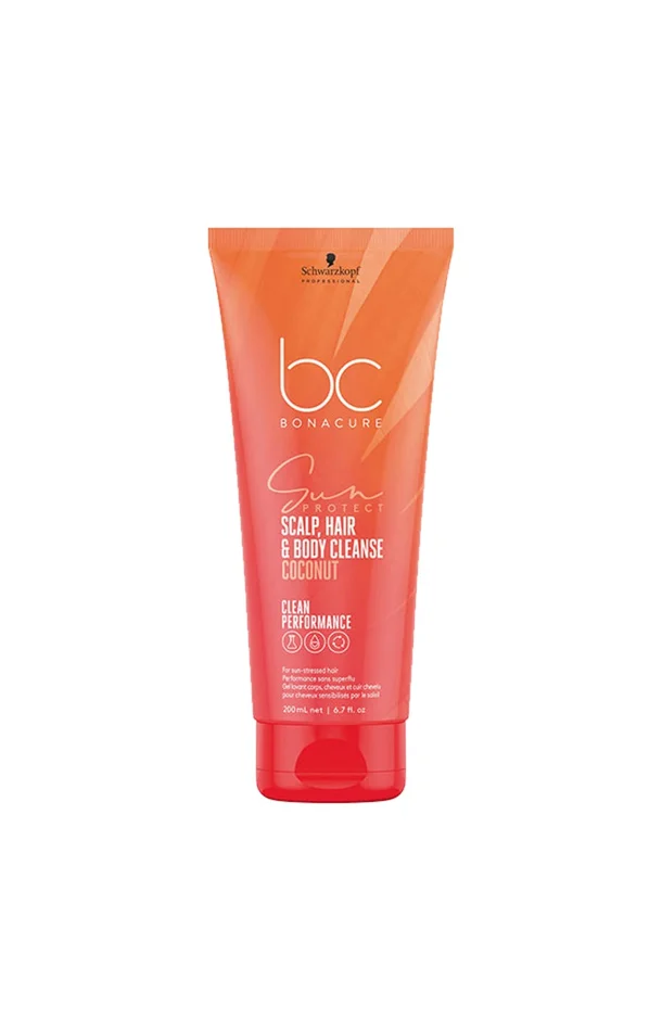 Shampoing 3-en-1- Sun Protect – Huile de coco – Cheveux & corps