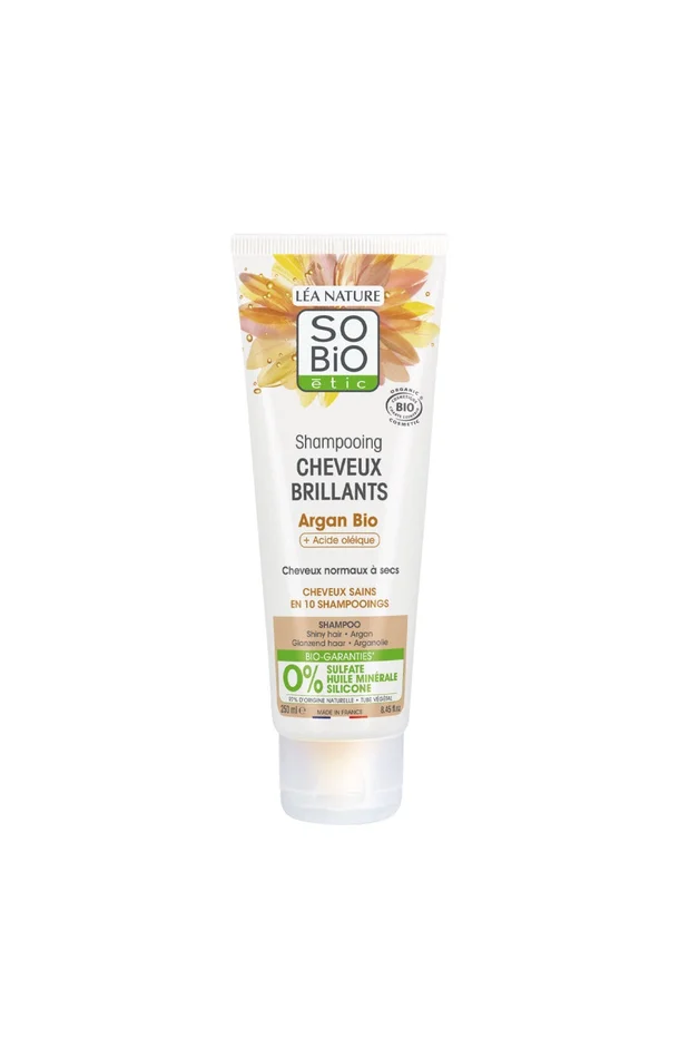Shampoing à l’huile d’argan bio – Cheveux normaux à secs – 250 ml